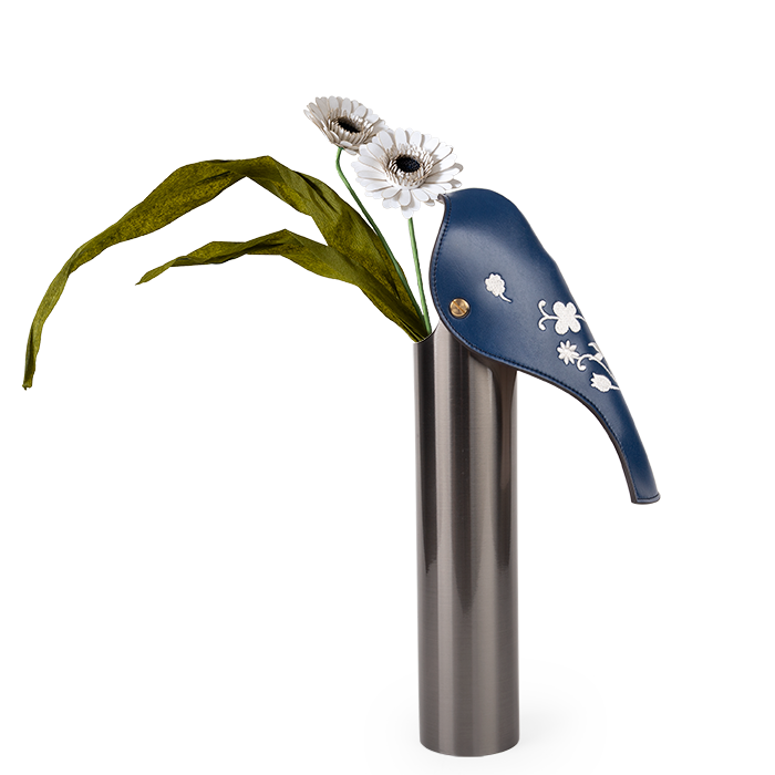 棲鳥花器 Perching Vase - Blue and White Porcelain 花器