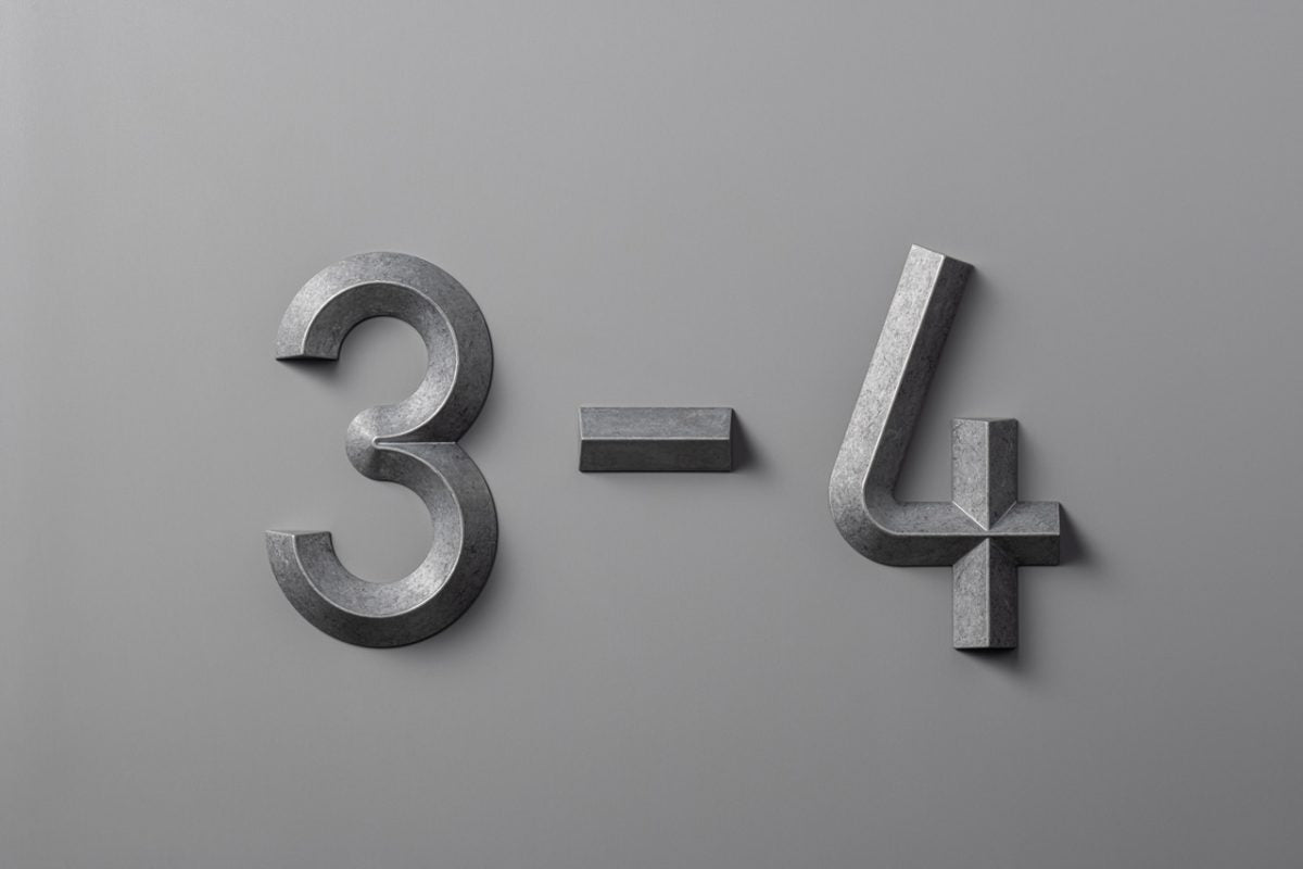 RIDGE NUMBER 山形數字門牌