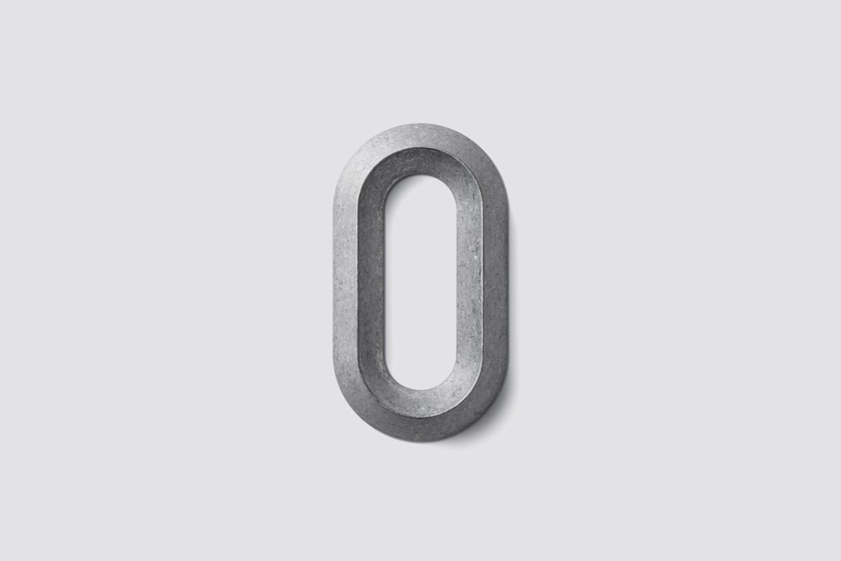 RIDGE NUMBER 山形數字門牌