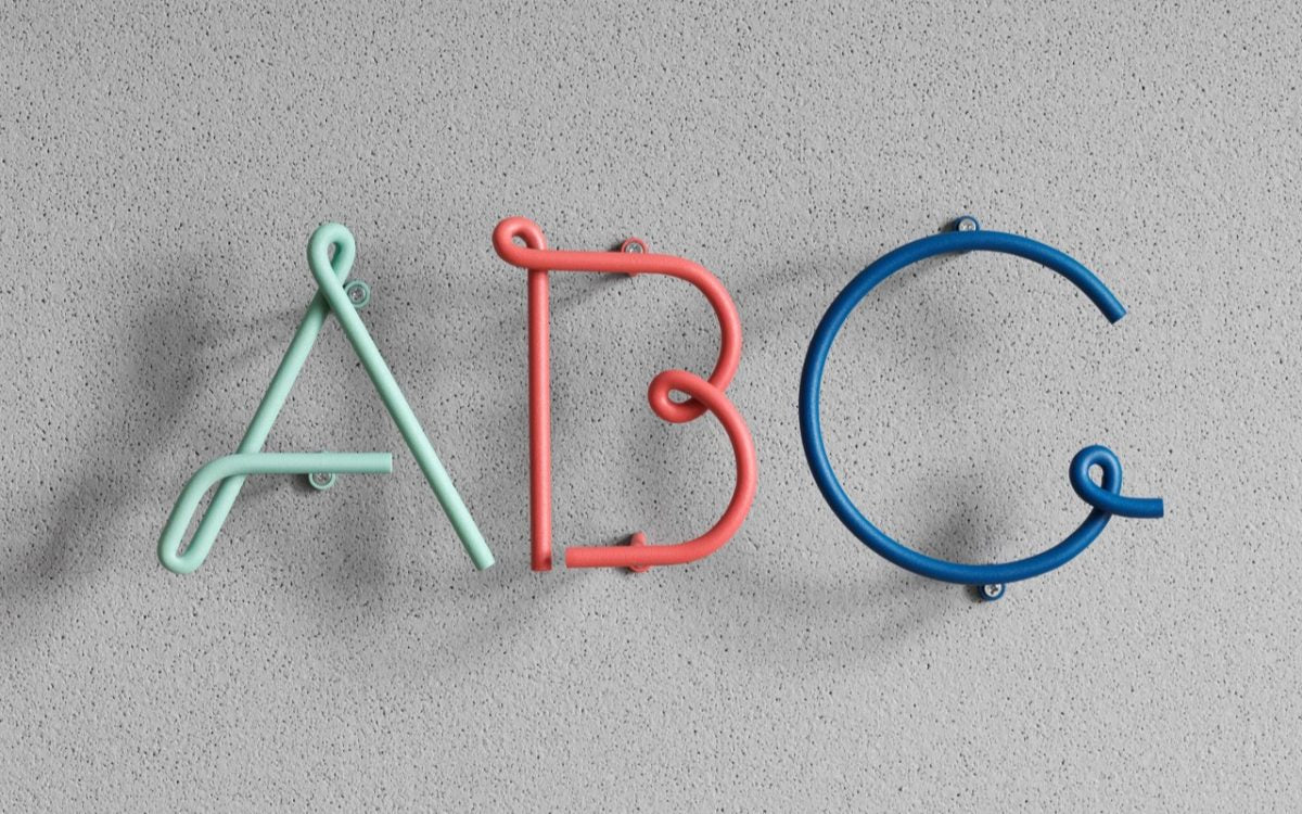 WIRE ALPHABET 鐵線字母門牌