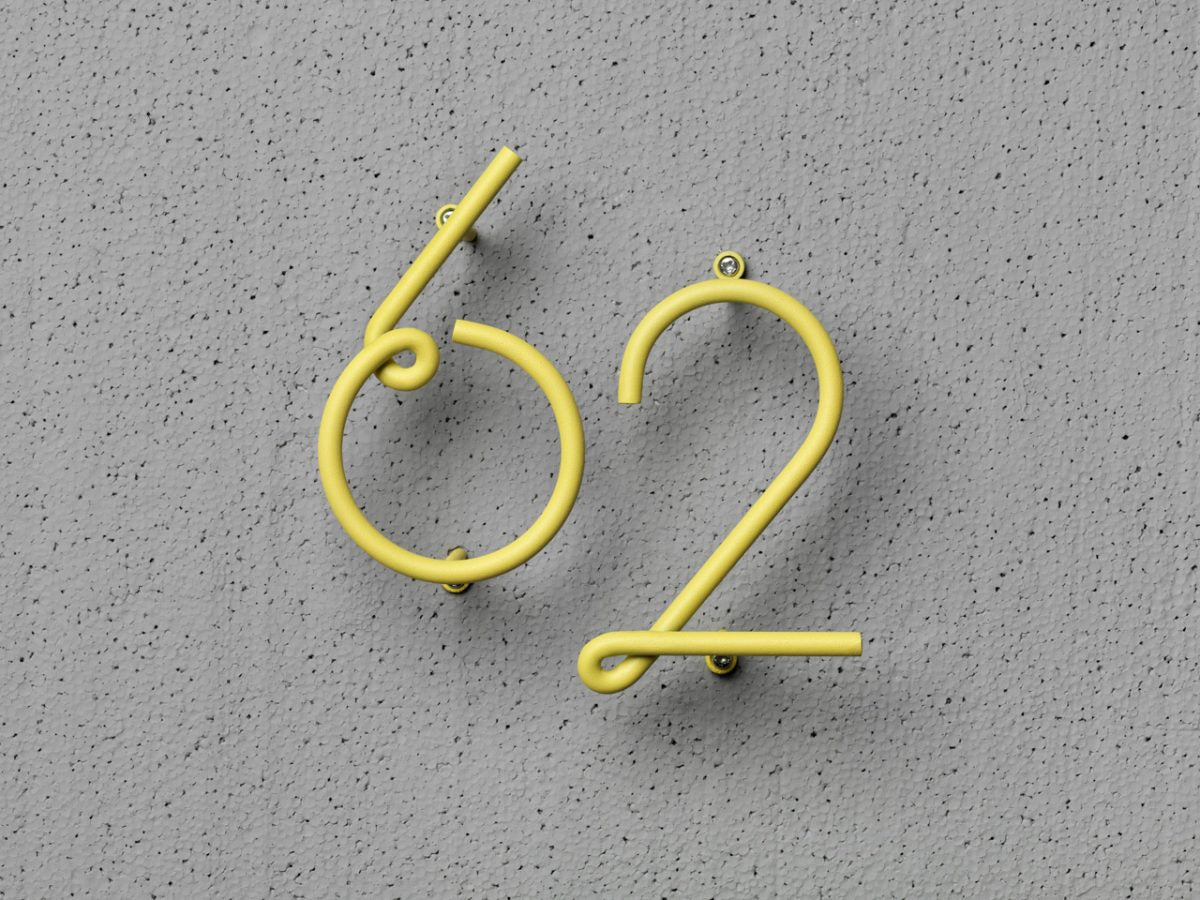WIRE NUMBER 鐵線數字門牌