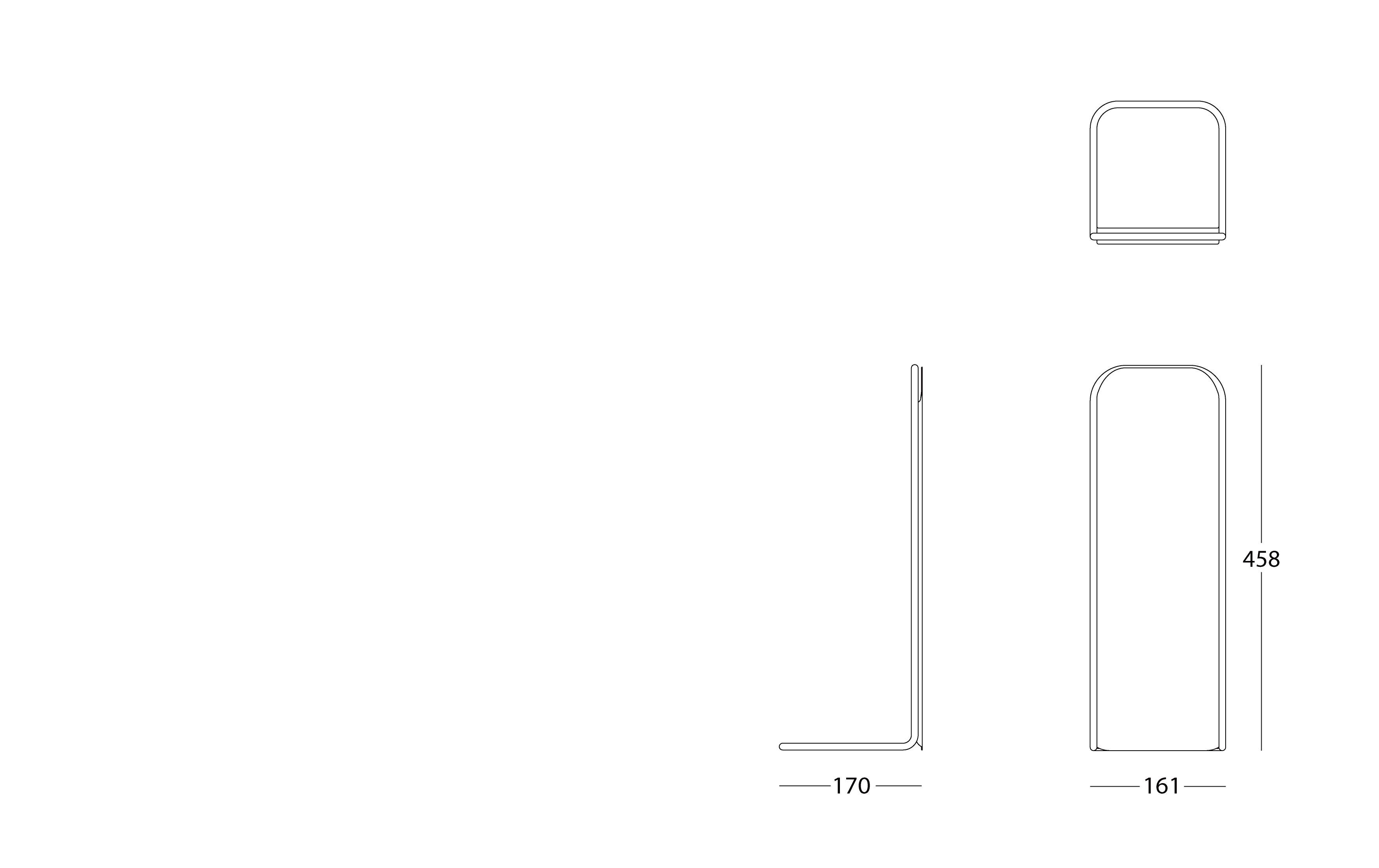 OUTLINE 線框滅火器架