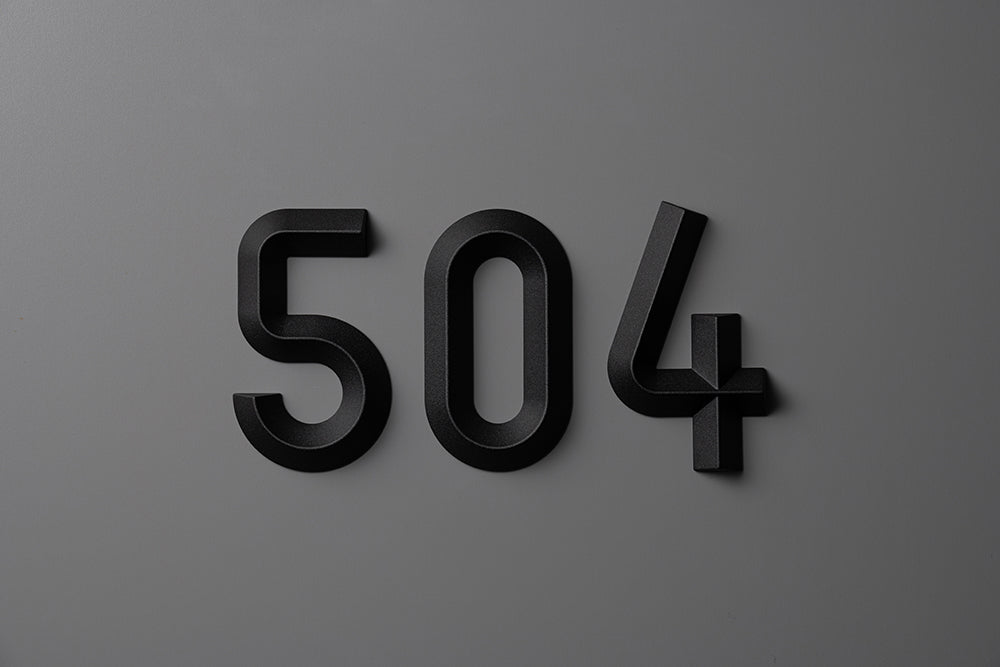 RIDGE NUMBER 山形數字門牌