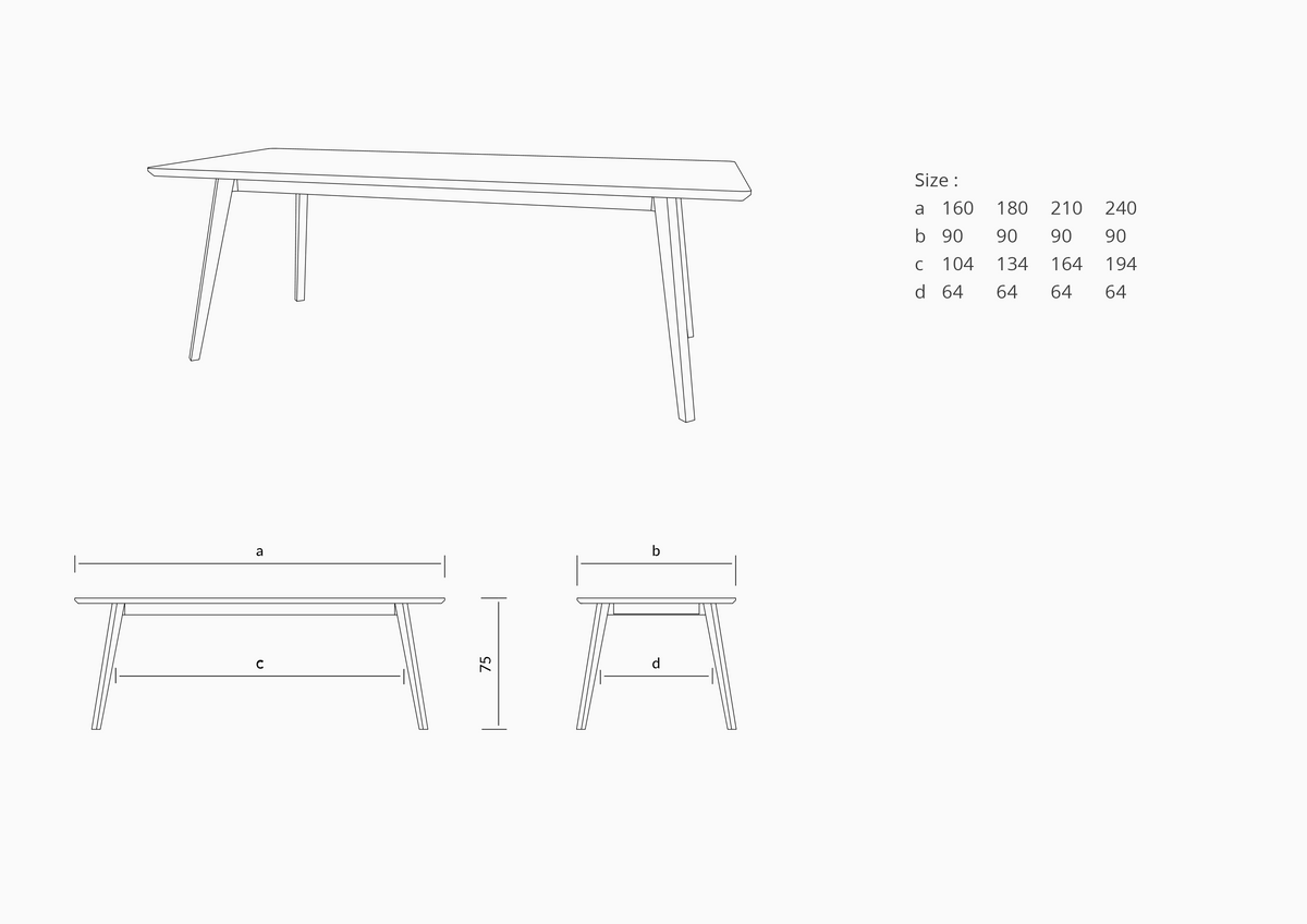 FORE Furniture TB04 Table 商品照片