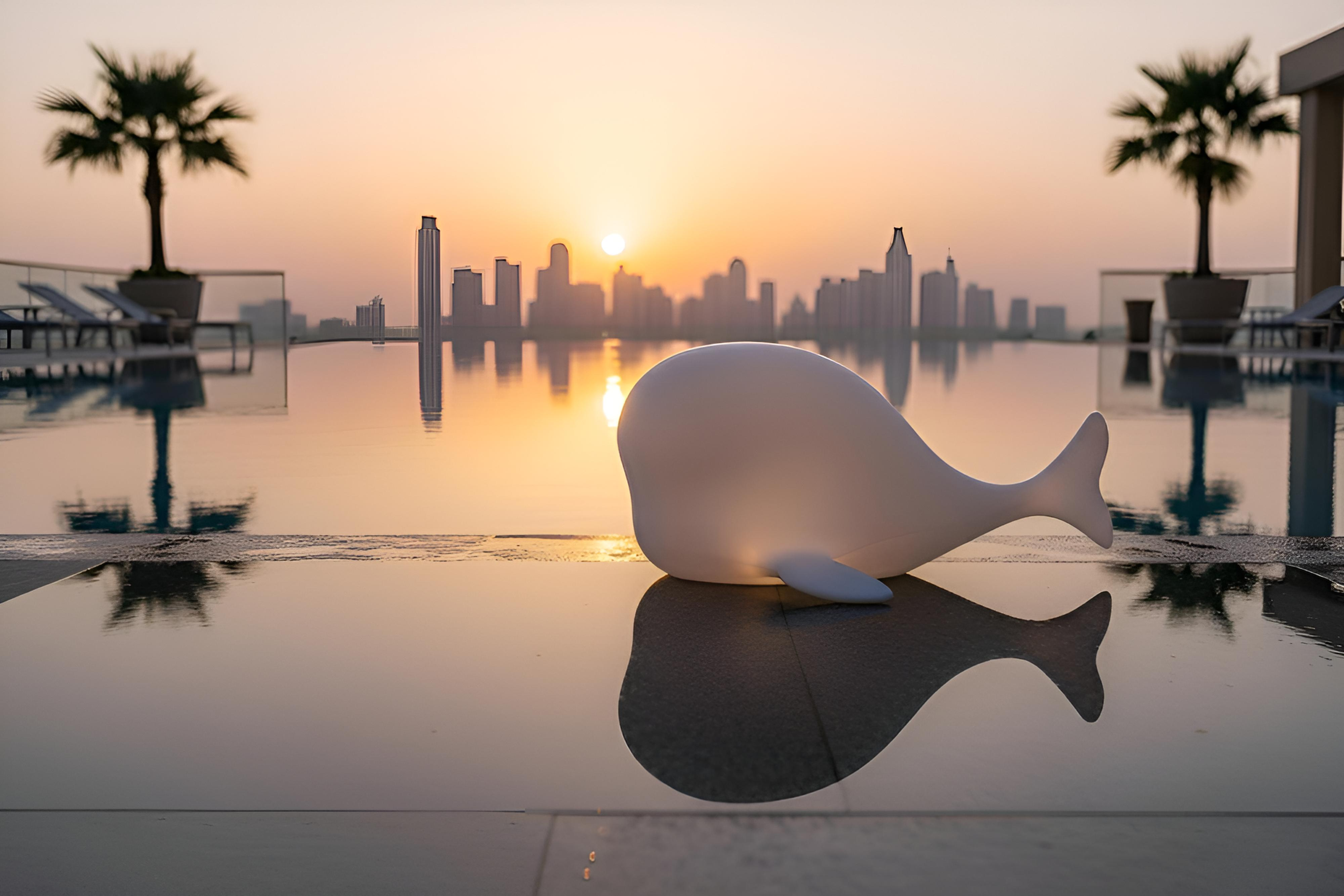 Whale Lamp 鯨魚燈椅